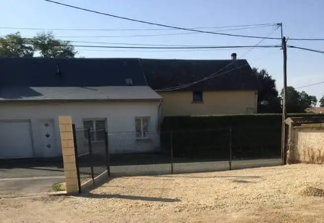 Cloture grillage rigide pavillon - Parisy Espaces Verts, paysagiste dans l'Eure (27)
